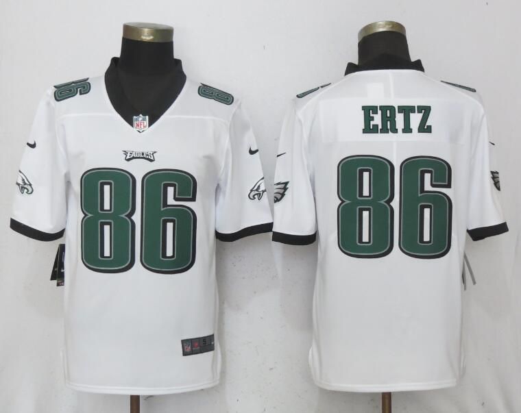 Men Philadelphia Eagles 86 Ertz White Vapor Untouchable Limited Nike NFL Jerseys